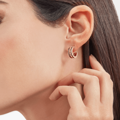 {
  "Resenly Jewelry": "レゼンリー・ジュエリー",
  "ZERO 1 ROCK PINK GOLD EARRINGS WITH STUDDED SPIRAL AND BLACK CERAMIC": "ゼロワン ロック ピンクゴールド イヤリング スタッズスパイラル＆ブラックセラミック"
}
