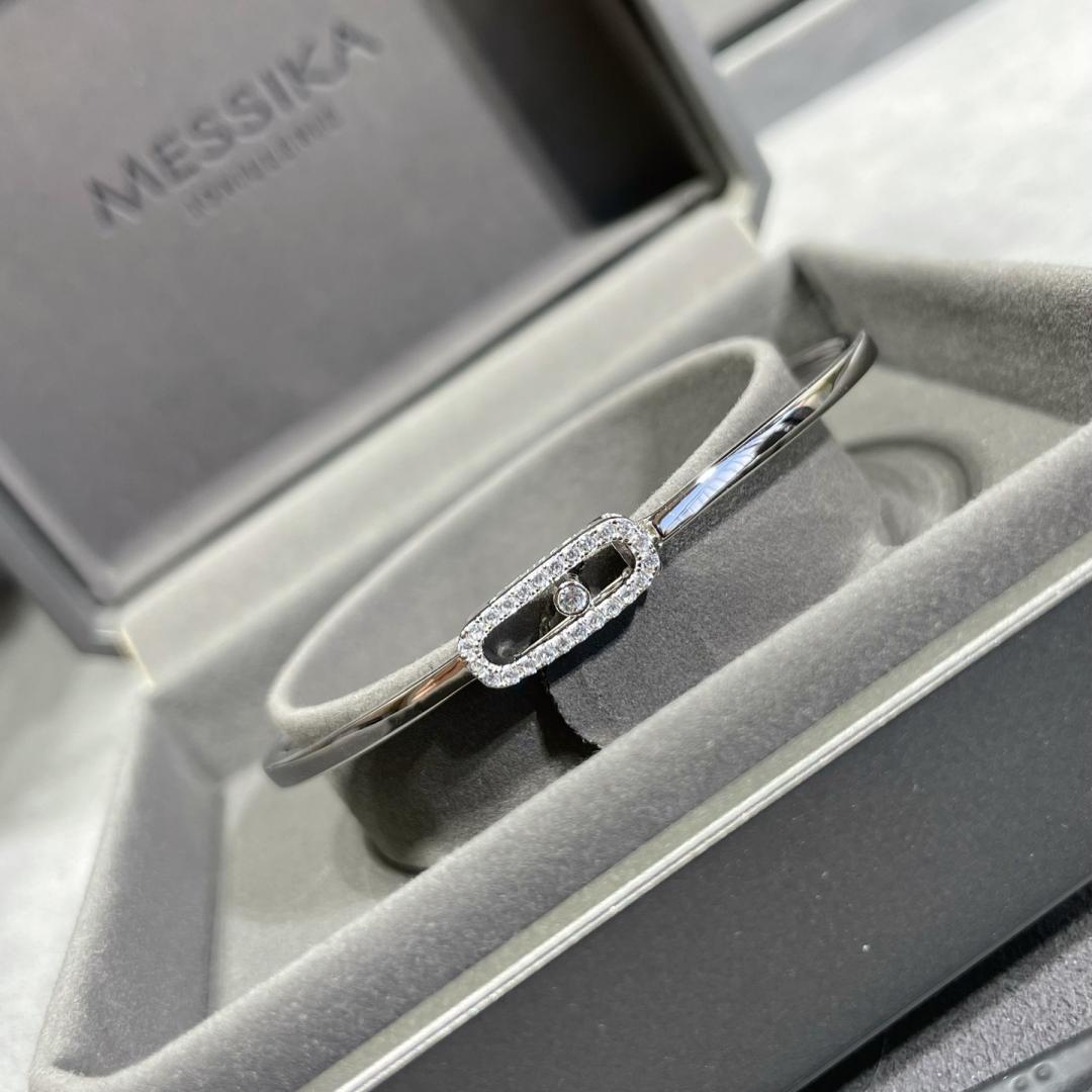 [Resenly Jewelry]Move Uno pavé flex bangle medium