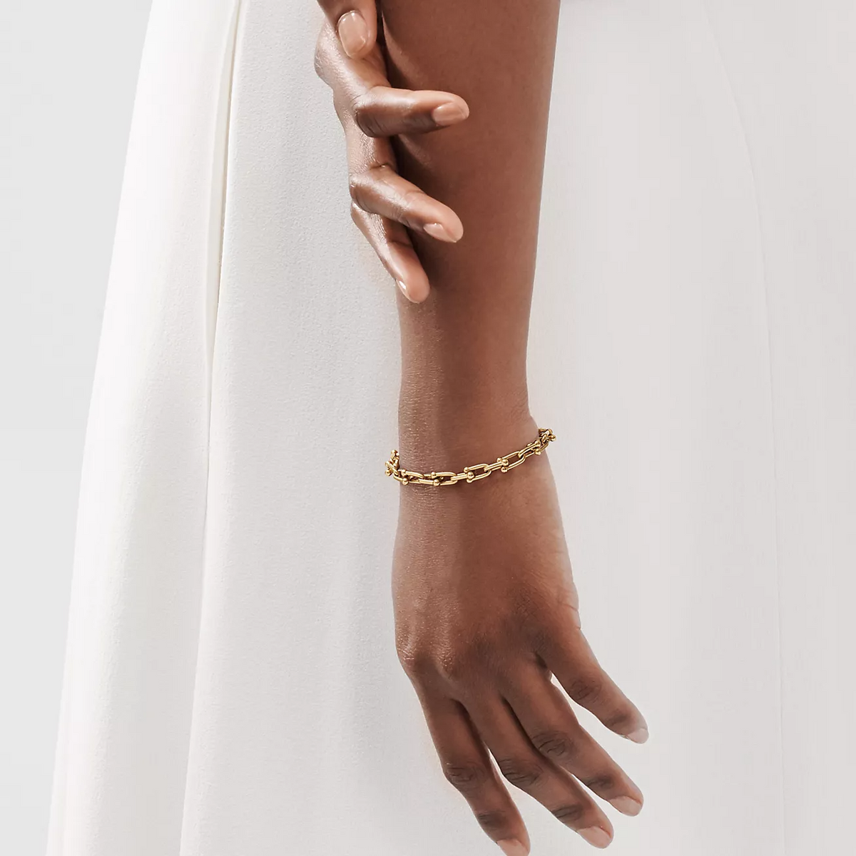 [Resenly Jewelry]HARDWEAR SMALL LINK 26 MOTIF GOLD BRACELET