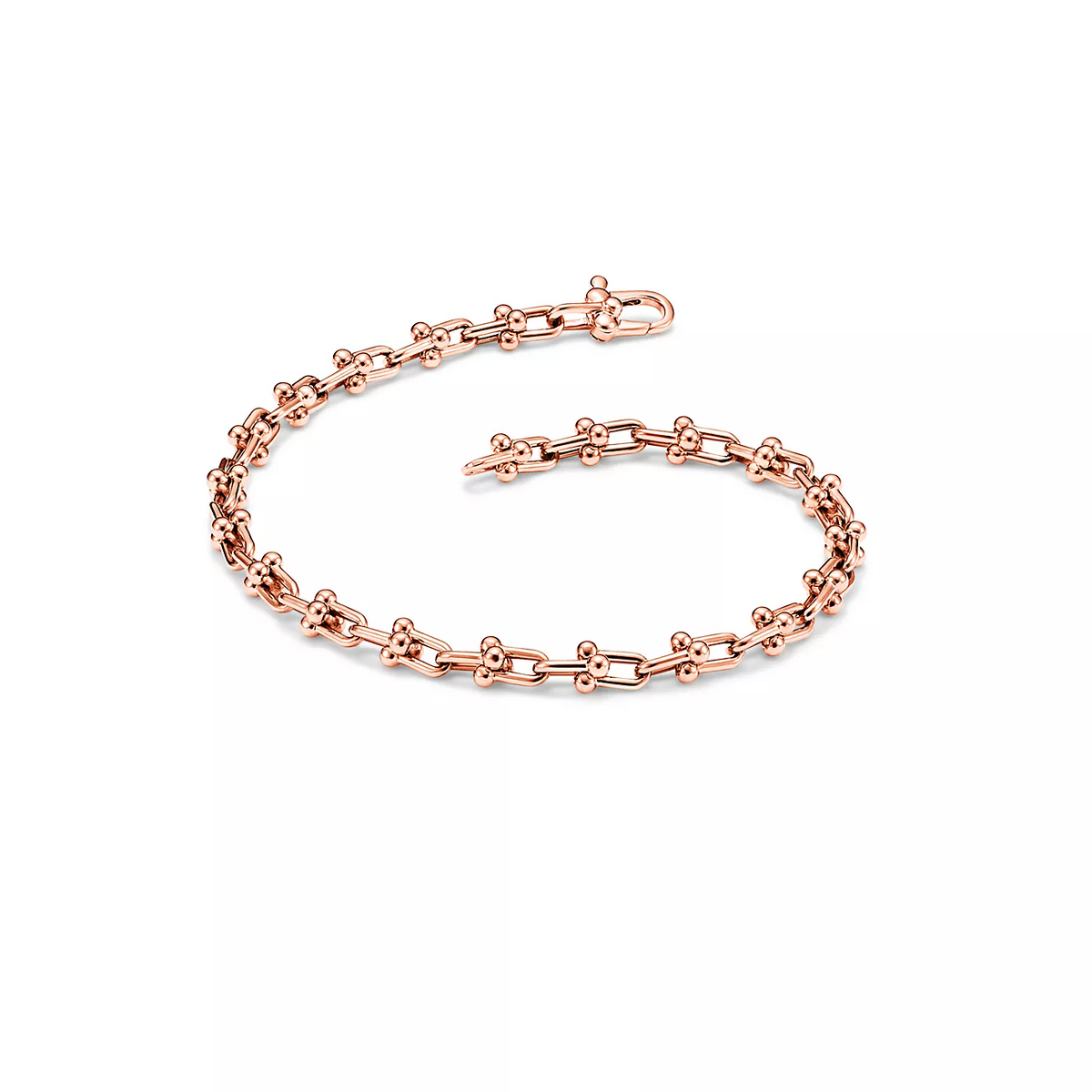 [Resenly Jewelry]HARDWEAR MICRO LINK 44 MOTIF PINK GOLD BRACELET