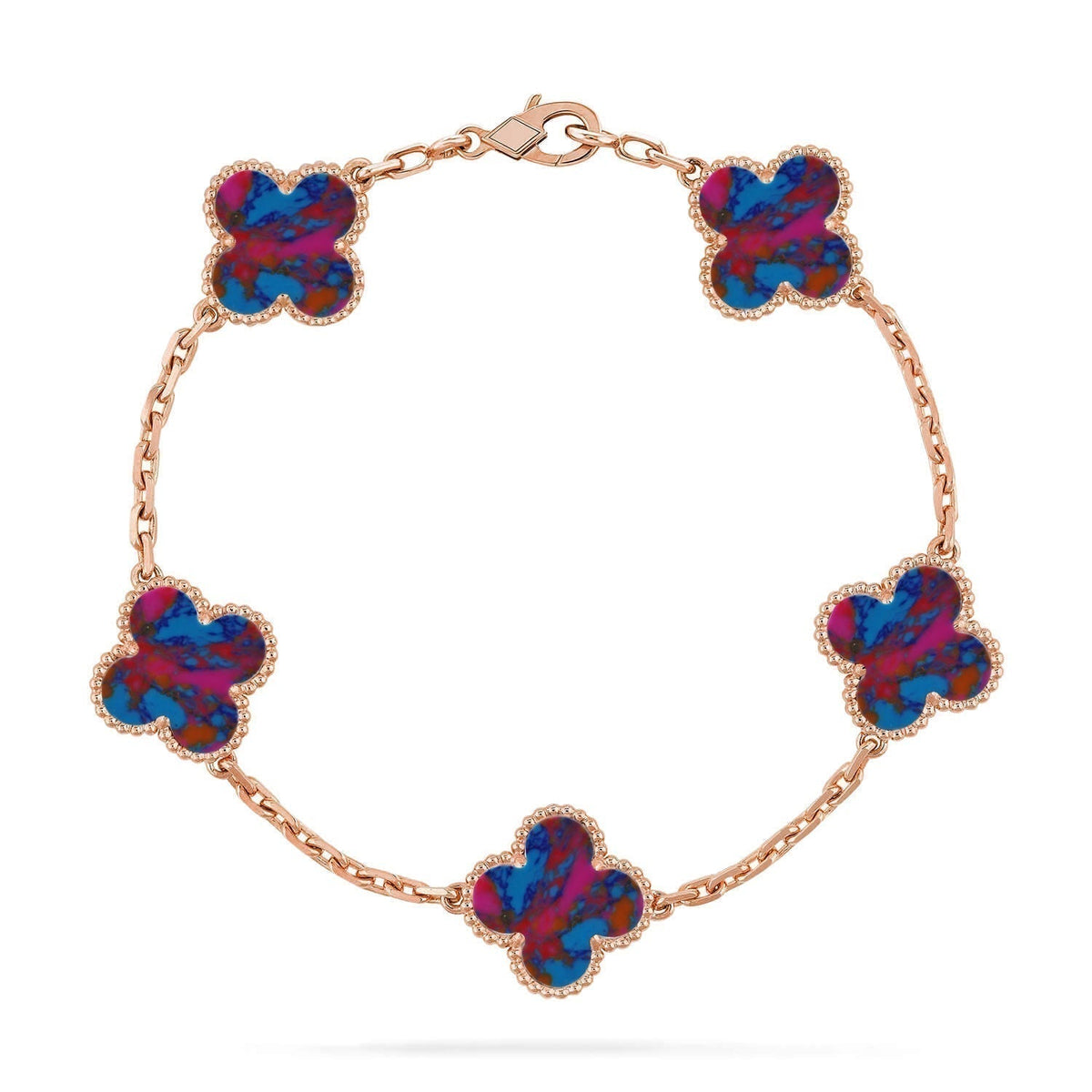 {
  "Resenly Jewelry": "Resenly Jewelry",
  "CLOVER 5 MOTIF COLOR GEMSTONES BRACELET COLLECTION": "クローバー 5モチーフ カラージェムストーン ブレスレット コレクション"
}