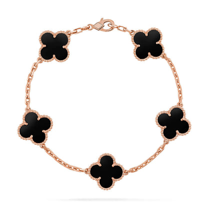 {
  "Resenly Jewelry": "Resenly Jewelry",
  "CLOVER 5 MOTIF ONYXS BRACELET COLLECTION": "クローバー 5モチーフ オニキス ブレスレット コレクション"
}