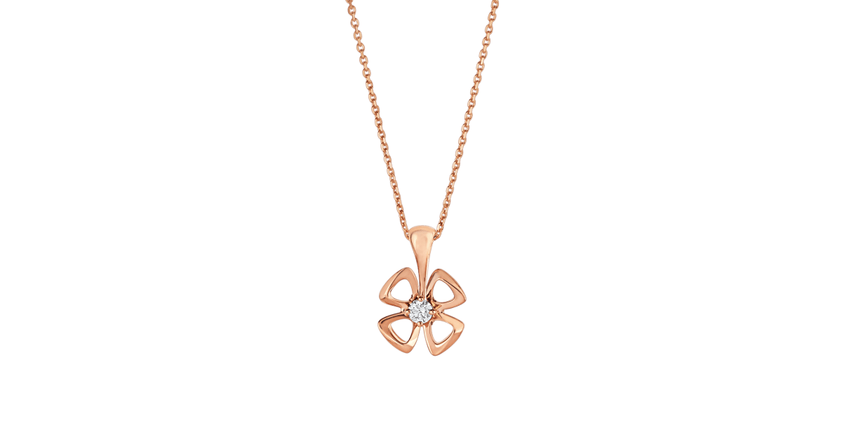 [Resenly Jewelry]FIOREVER NECKLACE DIAMOND CENTER