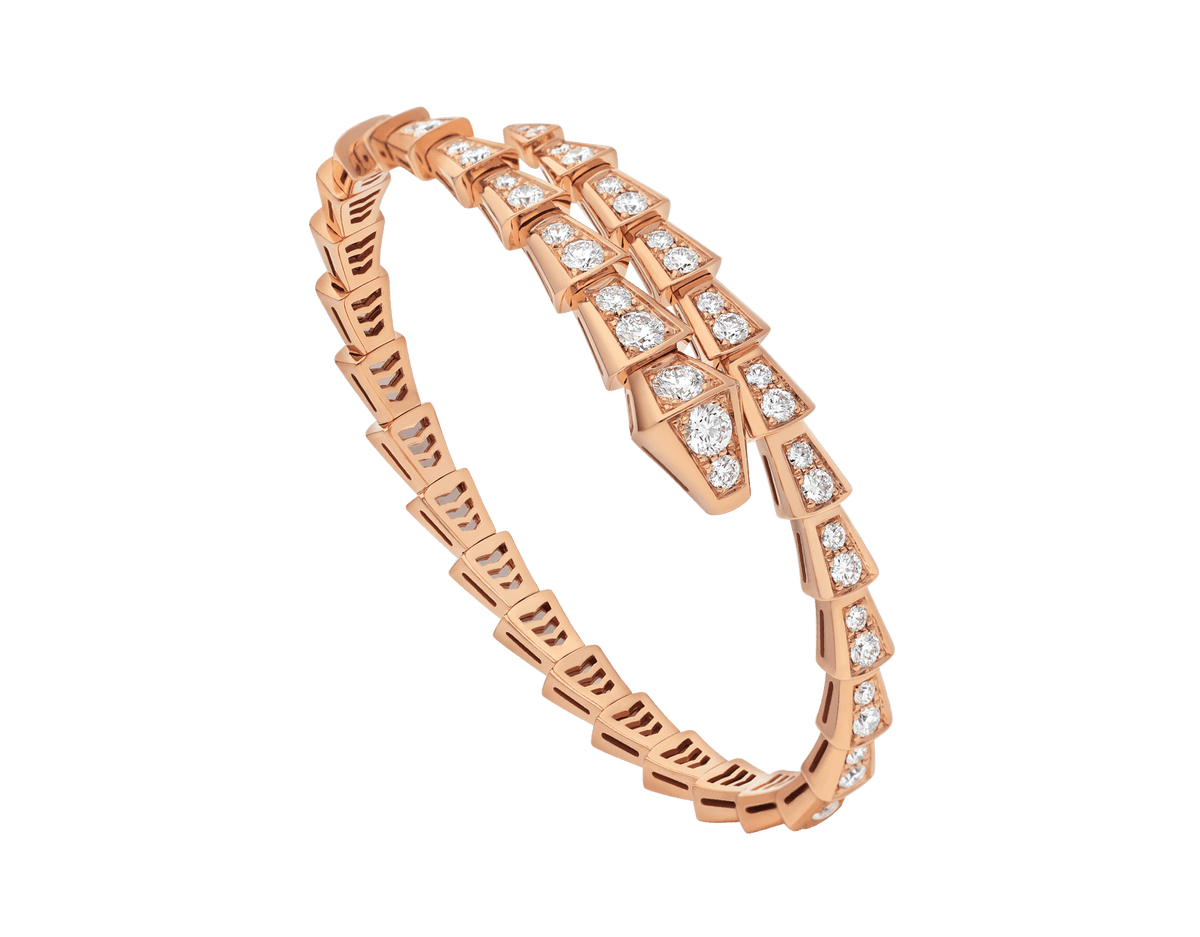 [Resenly Jewelry]SERPENTI BRACELET 6.8MM PINK GOLD DIAMOND