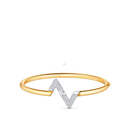 [Resenly Jewelry]VOLTE アップサイドダウン ゴールド ダイヤモンド ブレスレット