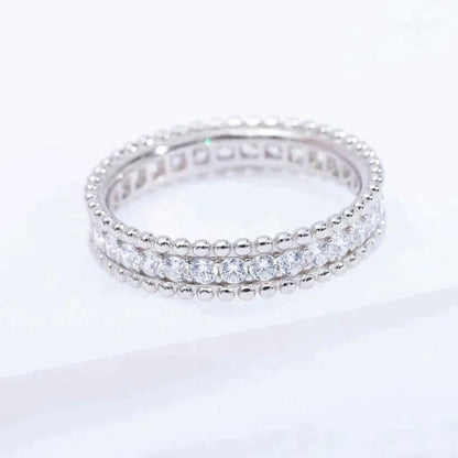 [Resenly Jewelry]PERLEE DIAMOND SILVER RING
