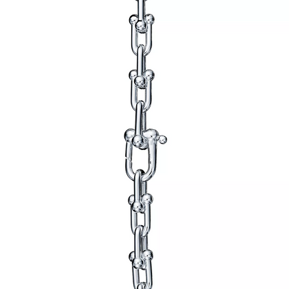 [Resenly Jewelry]HARDWEAR SMALL LINK 26 MOTIF SILVER BRACELET