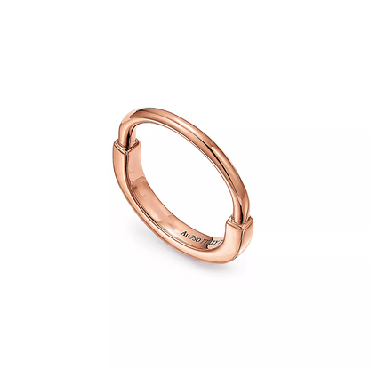 [Resenly Jewelry]LOCK RING PINK GOLD