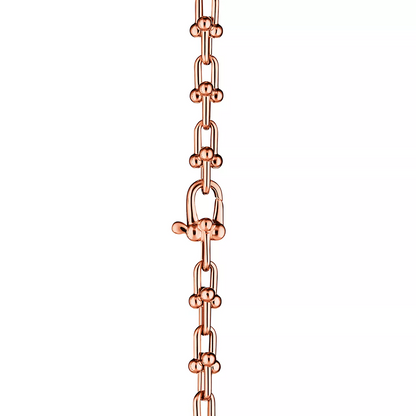 [Resenly Jewelry]HARDWEAR MICRO LINK 44 MOTIF PINK GOLD BRACELET