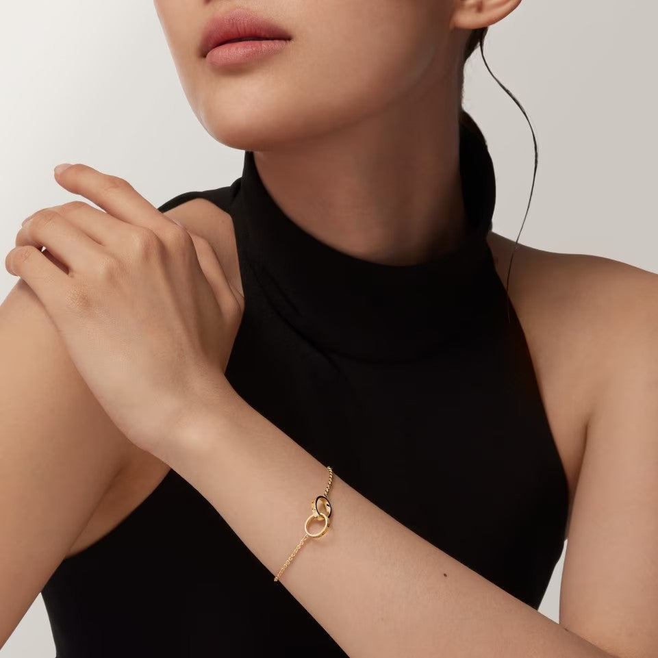 [Resenly Jewelry]LOVE BRACELET DOUBLE RING