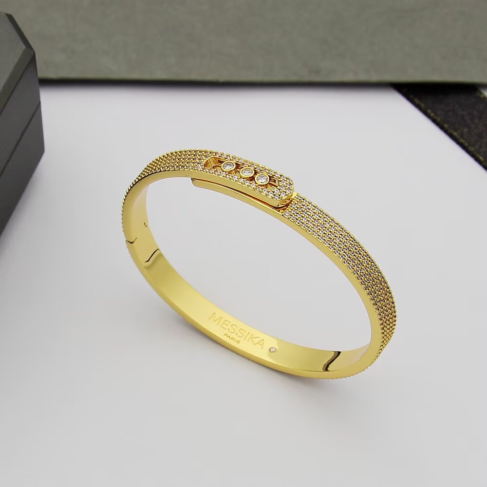 [Resenly Jewelry]Move Noa Full Pavé Diamond Bangle Bracelet