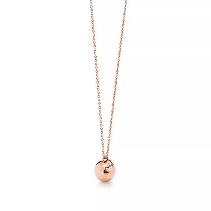 [Resenly Jewelry]BALL PENDANT 12.75MM NECKLACE