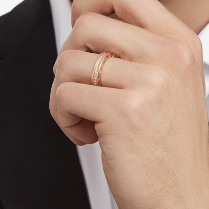 [Resenly Jewelry]ZERO 1 ビー・ゼロワン パヴェダイヤモンド スパイラルリング