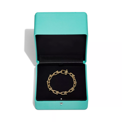 [Resenly Jewelry]HARDWEAR MEDIUM LINK 20 MOTIF GOLD BRACELET