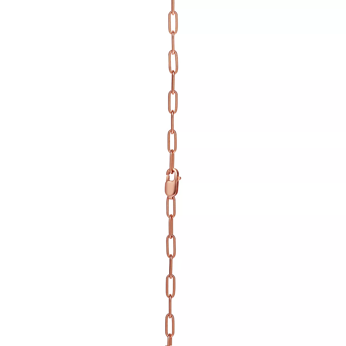 [Resenly Jewelry]LOCK MEDIUM PENDANT PINK DIAMOND PINK GOLD NECKLACE