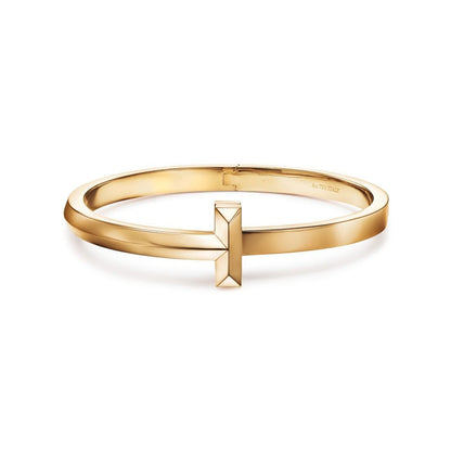 [Resenly Jewelry]T1 WIDE HINGED BANGLE BRACELET