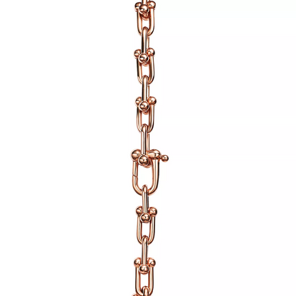 [Resenly Jewelry]HARDWEAR SMALL LINK 26 MOTIF PINK GOLD BRACELET