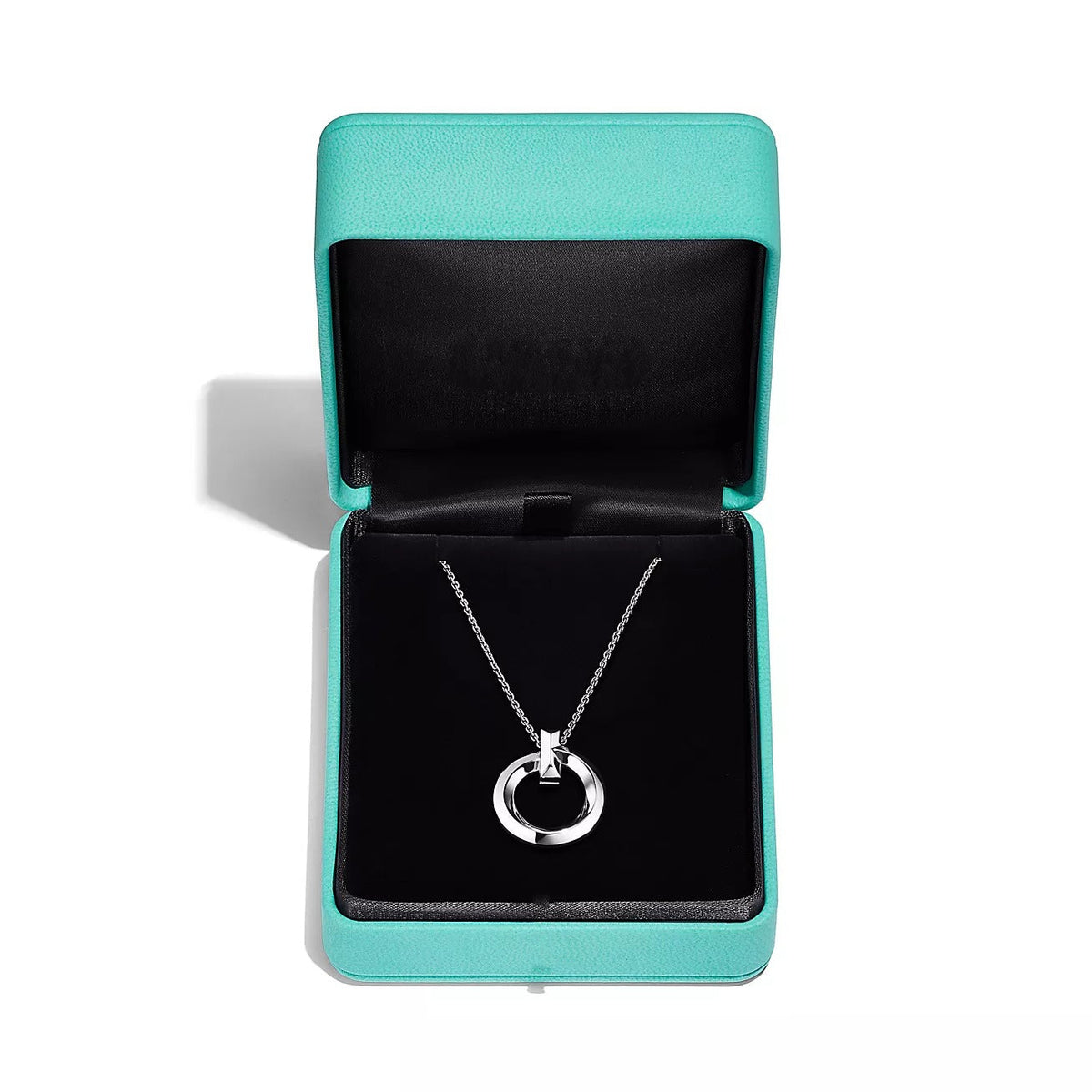 [Resenly Jewelry]T CIRCLE PENDENT SILVER NECKLACE