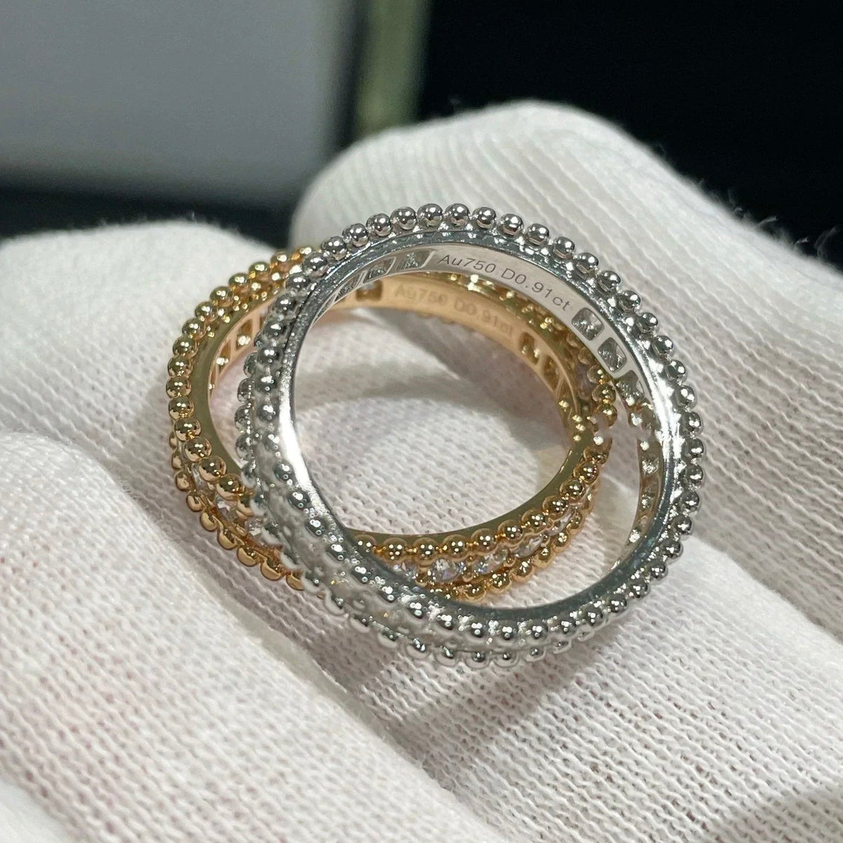 [Resenly Jewelry]PERLEE DIAMOND SILVER RING