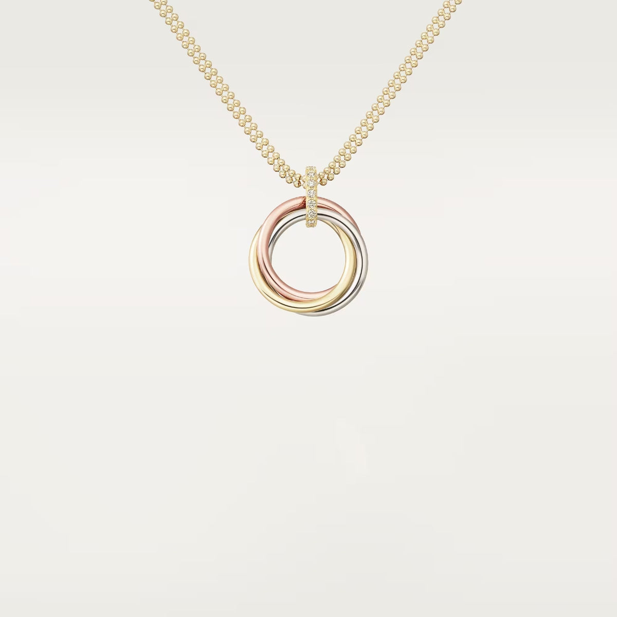 [Resenly Jewelry] トリニティ ネックレス、ミディアムモデル、ダイヤモンド