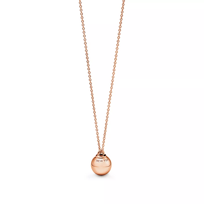 [Resenly Jewelry]BALL PENDANT 12.75MM NECKLACE