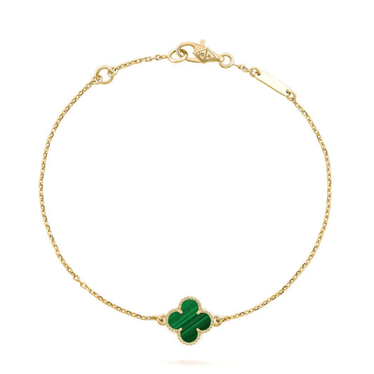 {
  "Resenly Jewelry": "Resenly Jewelry",
  "CLOVER BRACELET MALACHITE 1 MOTIF": "クローバーブレスレット マラカイト 1モチーフ"
}