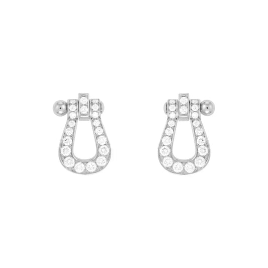 [Resenly Jewelry]フォース10 フルダイヤモンド スタッドイヤリング ミニモデル