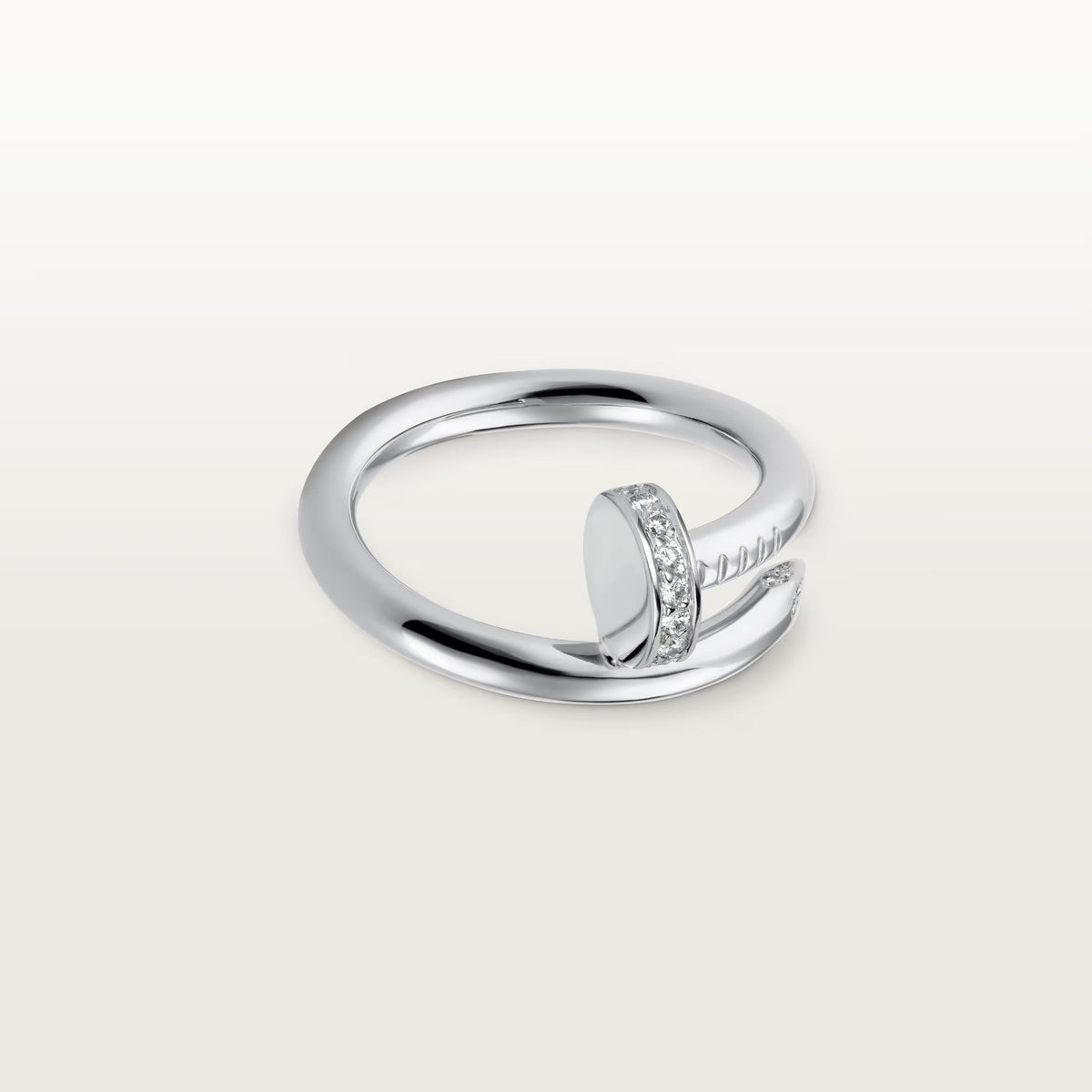[Resenly Jewelry]JUSTE リング 2.6MM ハーフダイヤモンド