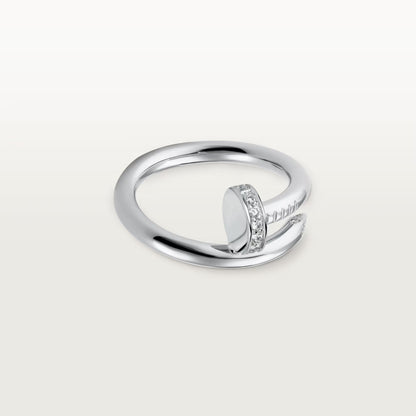 [Resenly Jewelry]JUSTE リング 2.6MM ハーフダイヤモンド