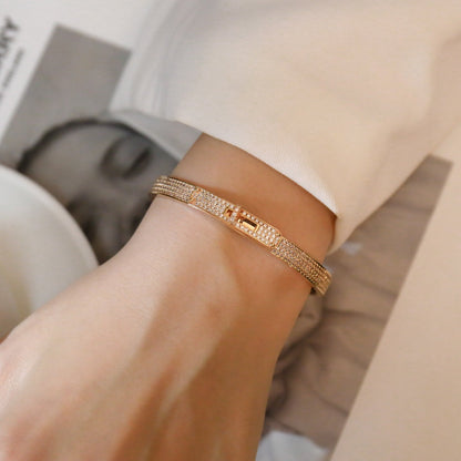 [Resenly Jewelry]KELLY BRACELET DIAMOND PAVED