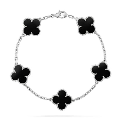 {
  "Resenly Jewelry": "Resenly Jewelry",
  "CLOVER 5 MOTIF ONYXS BRACELET COLLECTION": "クローバー 5モチーフ オニキス ブレスレット コレクション"
}