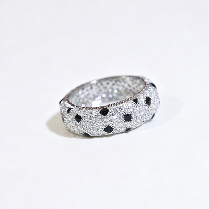 [Resenly Jewelry]PANTHERE SPOTTED FULL DIAMOND RING