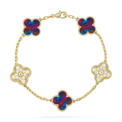 {
  "Resenly Jewelry": "Resenly Jewelry",
  "CLOVER 5 MOTIF COLOR GEMSTONES BRACELET COLLECTION": "クローバー 5モチーフ カラージェムストーン ブレスレット コレクション"
}