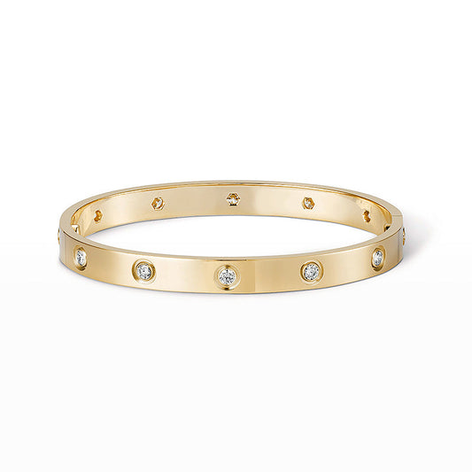 [Resenly Jewelry]LOVE BRACELET 6.1MM 10 DIAMONDS