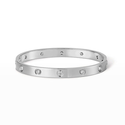 [Resenly Jewelry] LOVEブレスレット 6.1mm ダイヤモンド10石