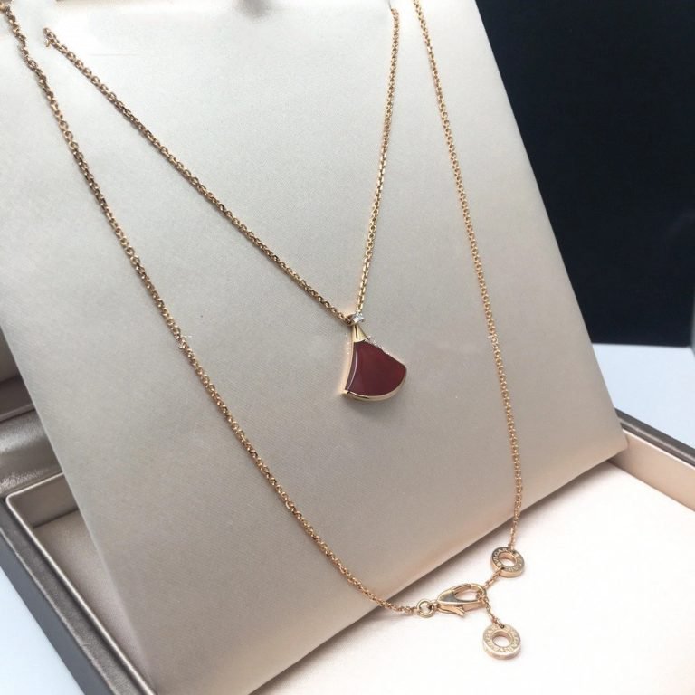 [Resenly Jewelry]ドリーム ネックレス カーネリアン 1ダイヤモンド