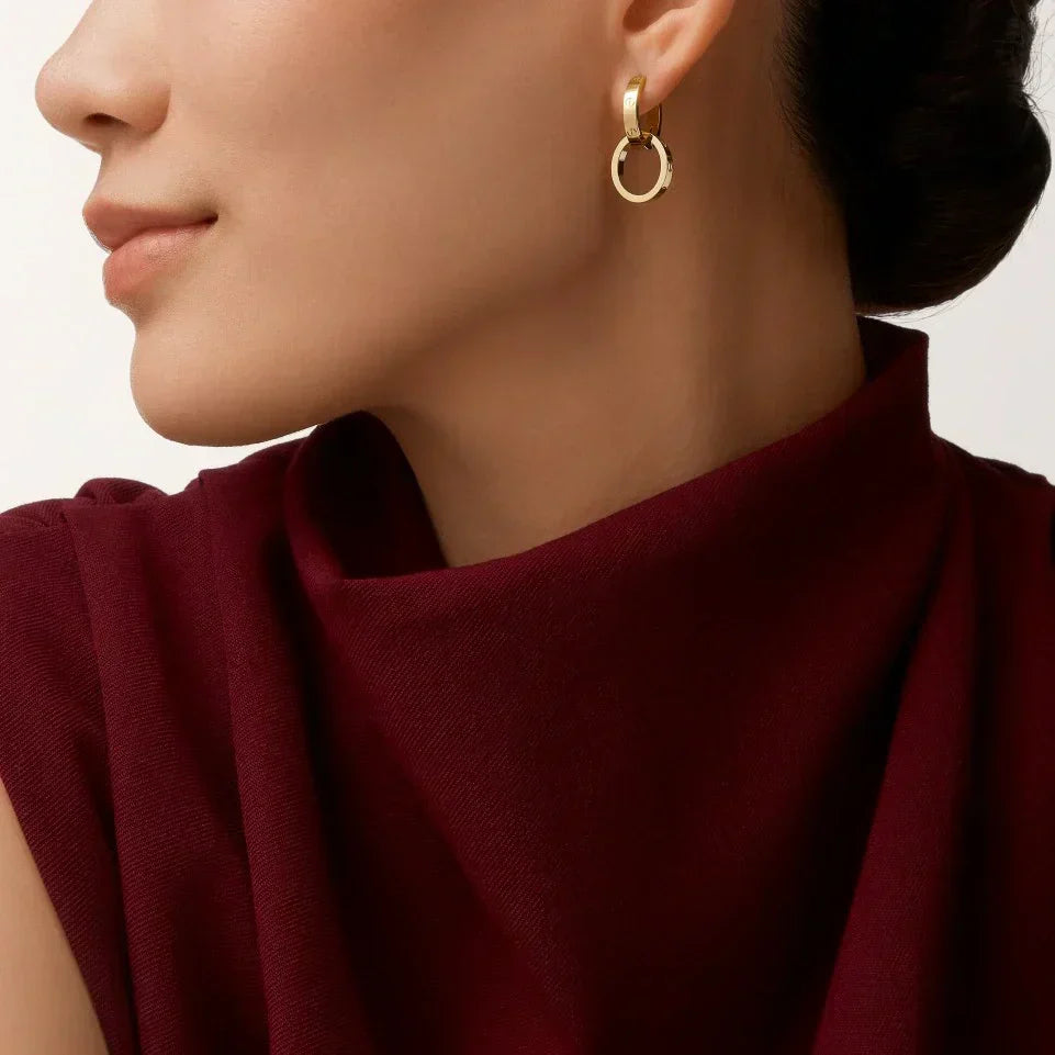 [Resenly Jewelry]LOVE 3.3MM ダングルピアス