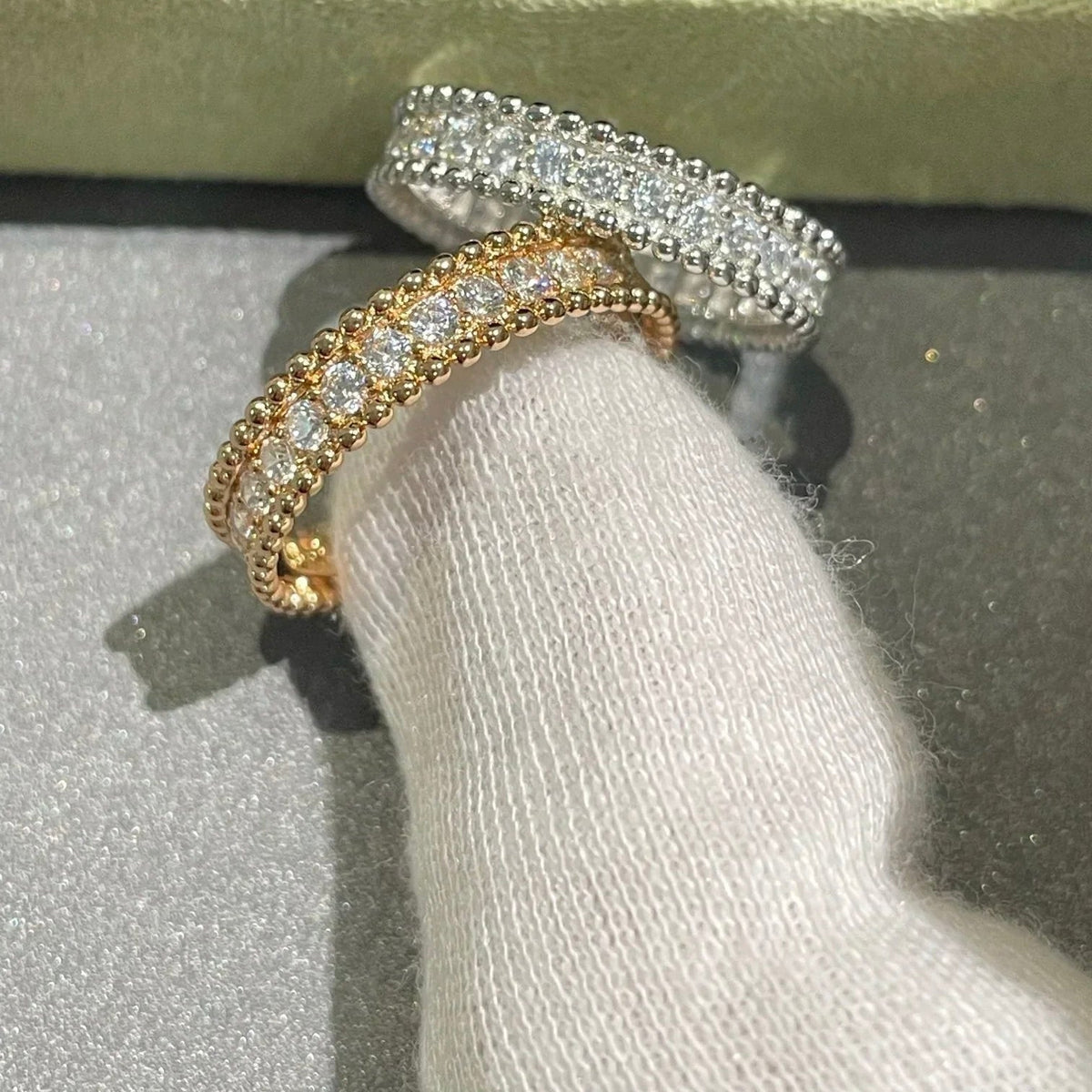 [Resenly Jewelry]PERLEE DIAMOND SILVER RING