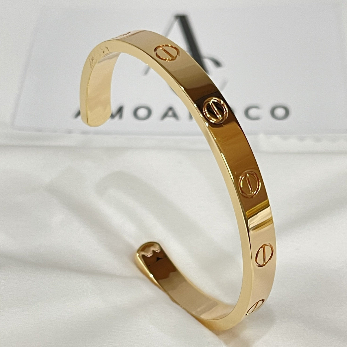 [Resenly Jewelry]LOVE BRACELET 6.1MM OPEN CUFF