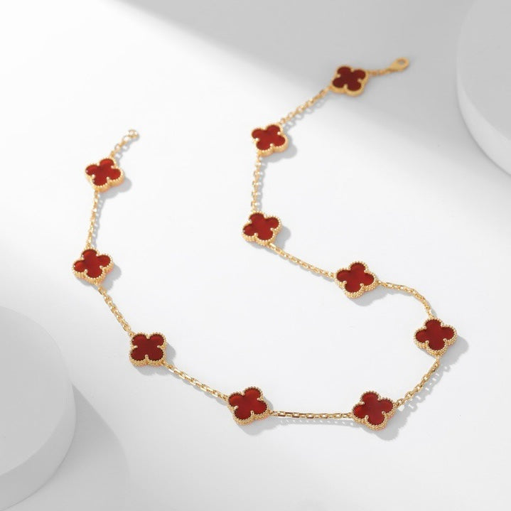 {
  "Resenly Jewelry": "Resenly Jewelry",
  "CLOVER 10 MOTIFS CARNELIAN NECKLACE": "クローバー 10モチーフ カーネリアン ネックレス"
}
