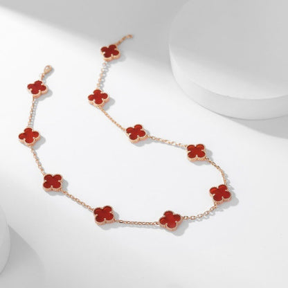 {
  "Resenly Jewelry": "Resenly Jewelry",
  "CLOVER 10 MOTIFS CARNELIAN NECKLACE": "クローバー 10モチーフ カーネリアン ネックレス"
}