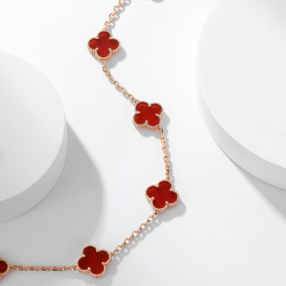 {
  "Resenly Jewelry": "Resenly Jewelry",
  "CLOVER 10 MOTIFS CARNELIAN NECKLACE": "クローバー 10モチーフ カーネリアン ネックレス"
}