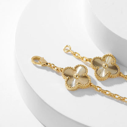 [Resenly Jewelry]CLOVER 10 MOTIFS LASER NECKLACE