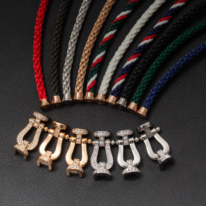[Resenly Jewelry]FORCE LARGE HORSESHOE NO DIAMOND BRACELET ROSE GOLD