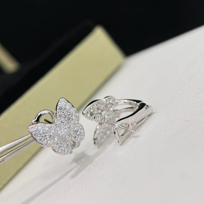 [Resenly Jewelry]BUTTERFLY ALL DIAMOND EARRINGS