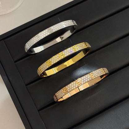 [Resenly Jewelry]LOVE BRACELET 6.1MM DIAMOND-PAVED