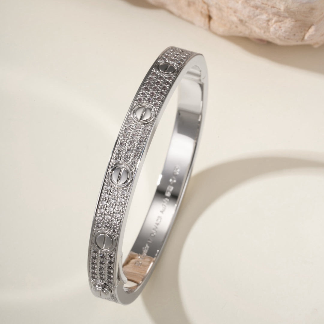 [Resenly Jewelry]LOVE BRACELET 6.1MM DIAMOND-PAVED