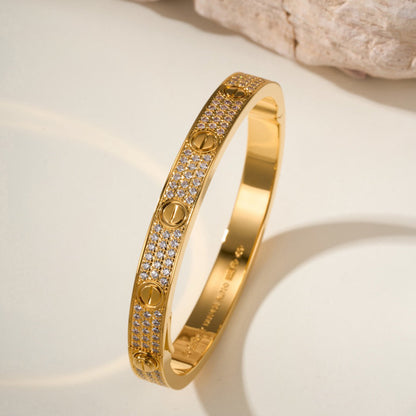 [Resenly Jewelry]LOVE BRACELET 6.1MM DIAMOND-PAVED
