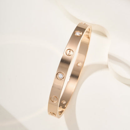 [Resenly Jewelry]LOVE BRACELET 6.1MM 4 DIAMONDS