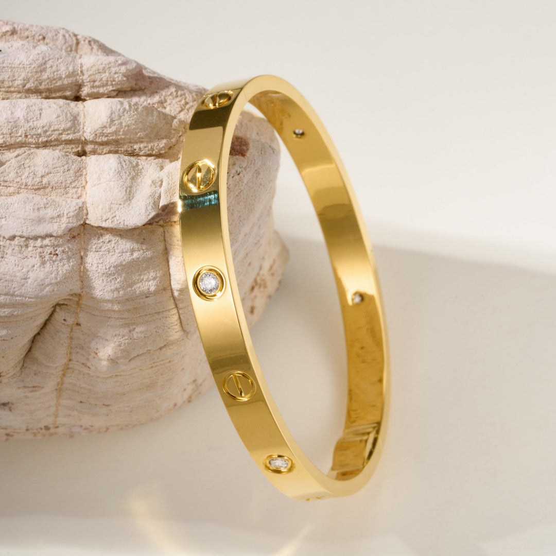 [Resenly Jewelry]LOVE BRACELET 6.1MM 4 DIAMONDS